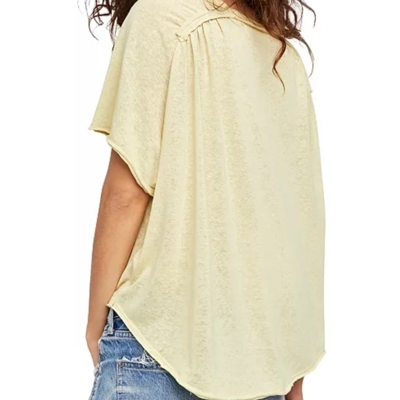 Free People Lemon Combo Kyoto T-Shirt - Picture 2 of 5